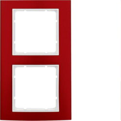 Berker Rahmen M310123022 rot/polarweiss