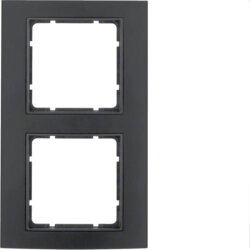 Berker Rahmen M310123005 schwarz/anthrazit