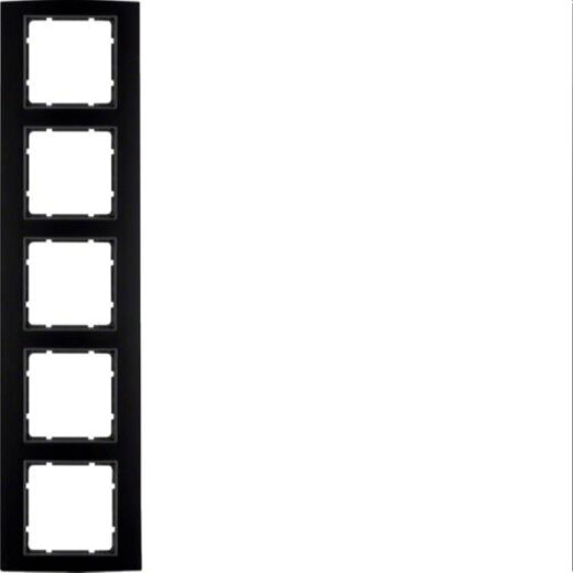 Berker Rahmen M310153005 schwarz/anthrazit