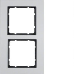 Berker Rahmen M310126904 alu/anthrazit