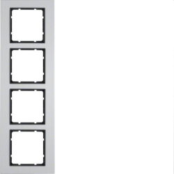 Berker Rahmen M310146904 alu/anthrazit