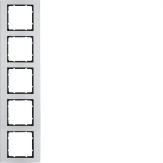 Berker Rahmen M310156904 alu/anthrazit
