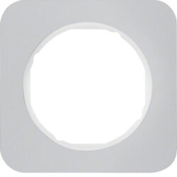 Berker Rahmen M310112174 alu/polarweiss