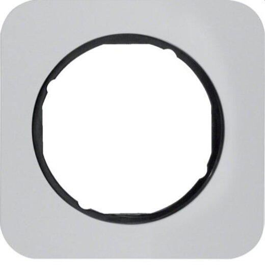 Berker Rahmen M310112184 alu/schwarz