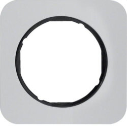 Berker Rahmen M310112184 alu/schwarz