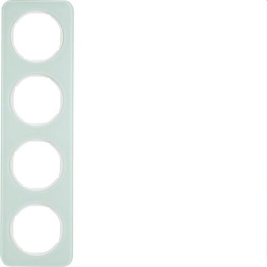 Berker Rahmen M310142109 Glas polarweiss