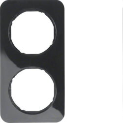 Berker Rahmen M310122145 schwarz glaenzend