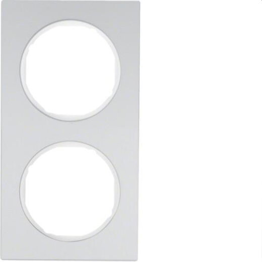 Berker Rahmen M310122274 alu/polarweiss