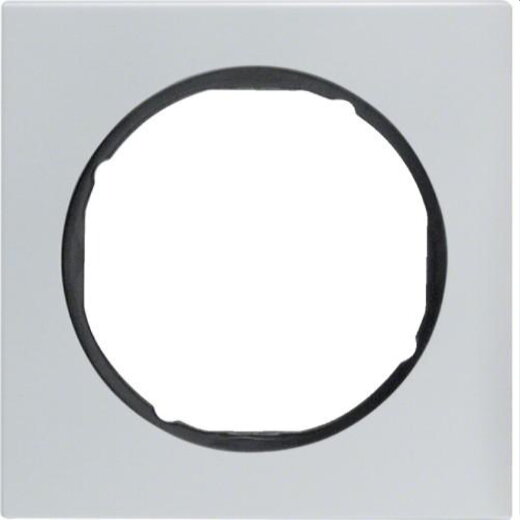 Berker Rahmen M310112284 alu/schwarz