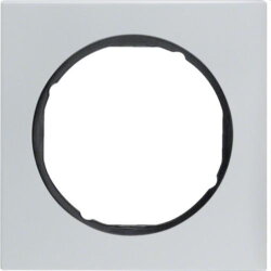 Berker Rahmen M310112284 alu/schwarz