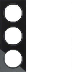 Berker Rahmen M310132216 Glas schwarz