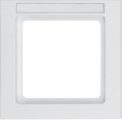 Berker Rahmen M310516099 1fach polarweiss samt