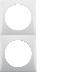 Berker Rahmen M3918262519 2fach polarweiss glaenzend