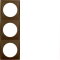 Berker Rahmen M3918192511 3fach braun matt