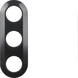 Berker Rahmen M3138131 3fach schwarz glaenzend