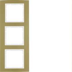Berker Rahmen M310133046 gold/polarweiss
