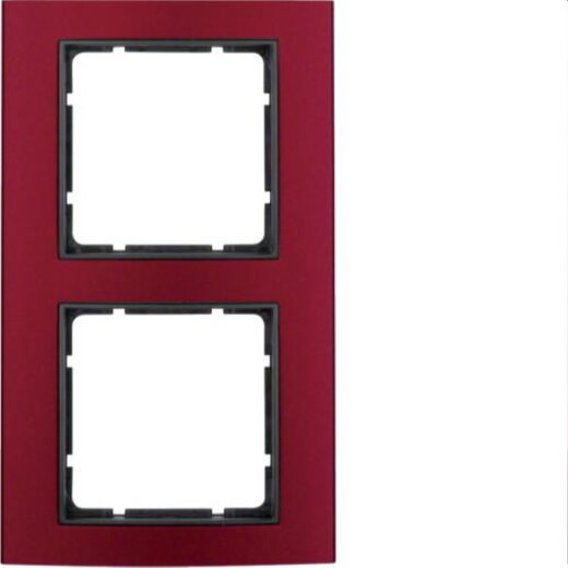 Berker Rahmen M310123012 rot/anthrazit