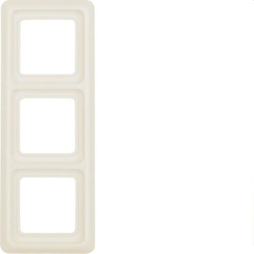 Berker Rahmen M31330 3fach mit Dichtung WG UP IP44 weiss