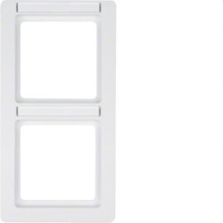 Berker Rahmen M310126019 polarweiss samt