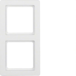 Berker Rahmen M310126089 polarweiss samt