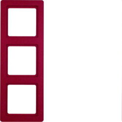 Berker Rahmen M310136062 rot samt