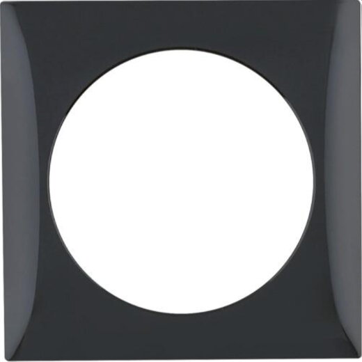 Berker Rahmen M3918272510 1fach schwarz glaenzend