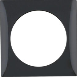 Berker Rahmen M3918272510 1fach schwarz glaenzend