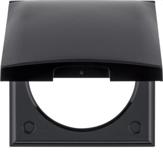 Berker Rahmen M3918282510 1fach schwarz glaenzend