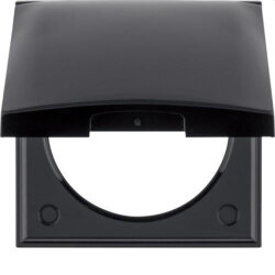 Berker Rahmen M3918282510 1fach schwarz glaenzend