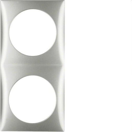 Berker Rahmen M3918262558 2fach chrom matt lackiert