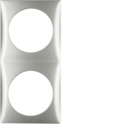 Berker Rahmen M3918262558 2fach chrom matt lackiert