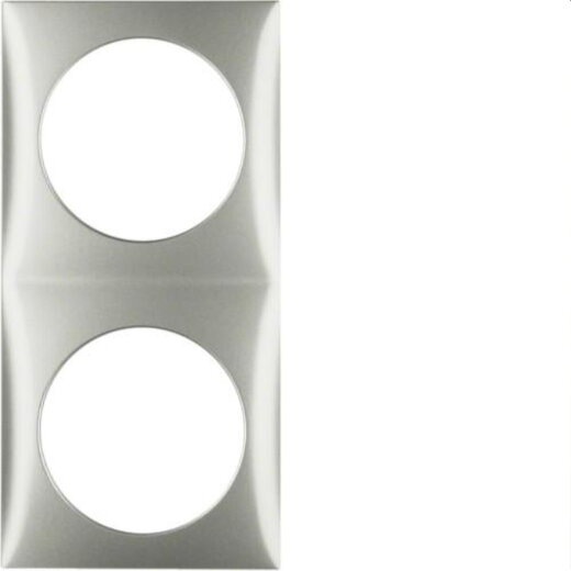 Berker Rahmen M3918262524 2fach edelstahl lackiert