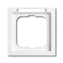 Busch-Jaeger 1721-184 NSK 1fach mit Beschriftung Rahmen