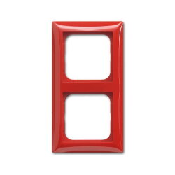 Busch-Jaeger 1722-917 2fach rot Rahmen