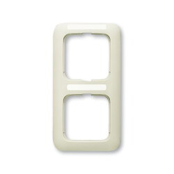 Busch-Jaeger 1722 NS-212 2fach senkrecht Reflex-SI Rahmen