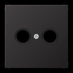 Jung Abdeckung für Antennendosen, Aluminium...