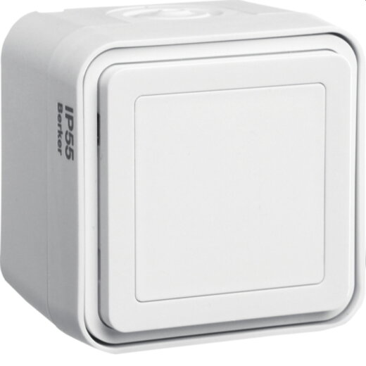 Berker AP-Blindverschluss AP W.1 polarweiss 42903512