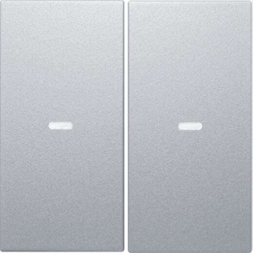 Berker Tast-Abdeckung S.x 2fach alu 80960383