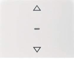 Berker Abdeckung f. Tastensen.-Modul 1fach K.x polarweiss...