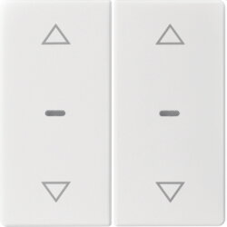 Berker Abdeckung f. Tastensen.-Modul 2fach Q.x polarweiss...