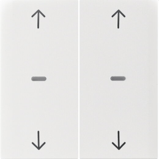 Berker Abdeckung f. Tastensen.-Modul 2fach S.1/B.x pw gl. 80961389