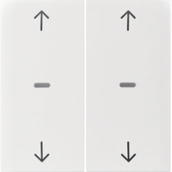 Berker Abdeckung f. Tastensen.-Modul 2fach S.1/B.x pw gl....
