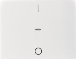 Berker Abdeckung f. Tastensen.-Modul 1fach K.x polarweiss...