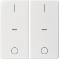 Berker Abdeckung f. Tastensen.-Modul 2fach Q.x polarweiss...