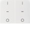 Berker Abdeckung f. Tastensen.-Modul 2fach K.x polarweiss 80962379
