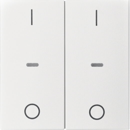 Berker Abdeckung f. Tastensen.-Modul 2fach S.1/B.x pw m 80962399