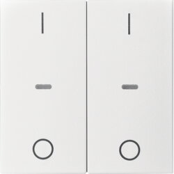 Berker Abdeckung f. Tastensen.-Modul 2fach S.1/B.x pw m...