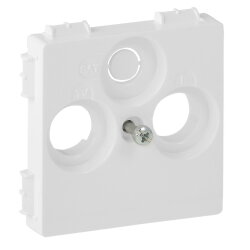 Legrand Abdeckung VLIFE TV-R-SAT 30mm ultraweiss