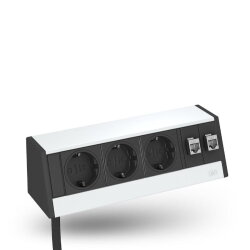 OBO Deskbox DB-0B3 D3S2K eloxiert alu