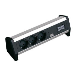 Bachmann Steckdosenverteiler 339.1004 DESK 3xSCHUKO 2xCAT5e